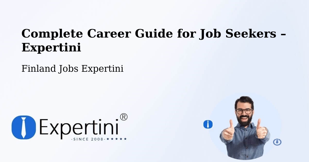 Career Guide for Job Seekers – Kisko - Kisko, Finland Jobs Expertini